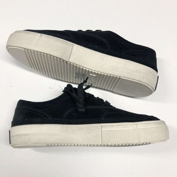 ALL SAINTS| Mercia Low Top Trainer Black Chunky Sneaker - Picture 4 of 8